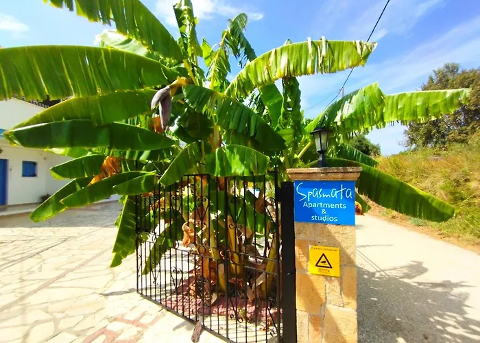 Apartment Spasmata Village - Cozy Sea View Next To Only Adults No Kitchenette Minia